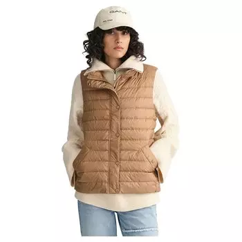 Жилет Gant Light Down, бежевый