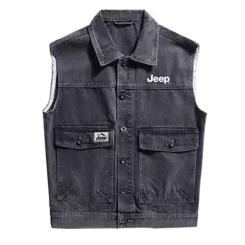 Жилет Garden Mori унисекс Jeep, цвет Black Gray