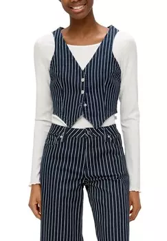 Жилет GESTREIFTE QS, цвет Blau