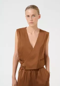 Жилет Gestuz, коричневый
