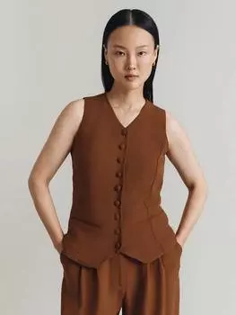 Жилет Ghost, коричневый