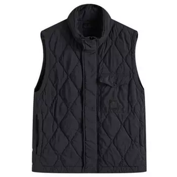 Жилет Ghost Piece из нейлона Smerigliato Primaloft Stone Island, черный