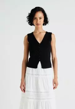Жилет Gina Tricot, черный