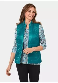 Жилет GOLDNER, темно-бирюзовый