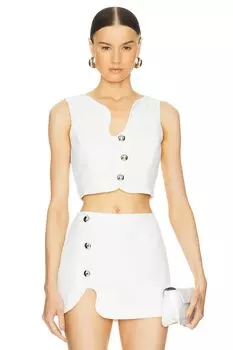 Жилет-Головоломка Amanda Uprichard, белый