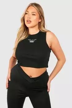 Жилет-гонщик Plus Dsgn Studio boohoo, черный