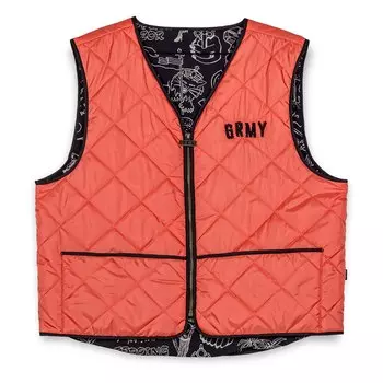 Жилет Grimey The Toughest Quilted, оранжевый
