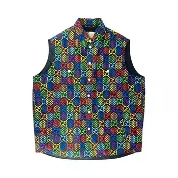 Жилет Gucci Psychedelic Vest Black/Multicolor, разноцветный