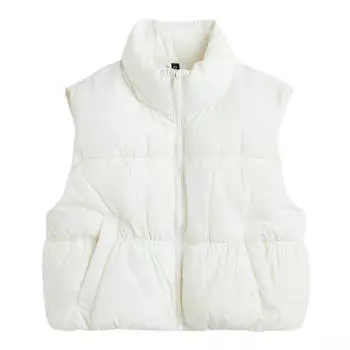 Жилет H&amp;M Puffer, кремовый