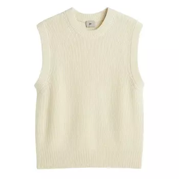 Жилет H&amp;M Regular Fit Wool, белый