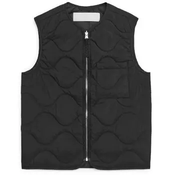 Жилет H&M x Arket Quilted Inner, черный
