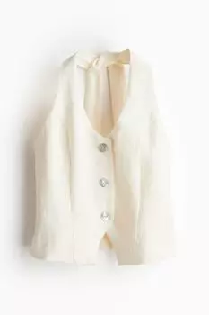 Жилет H&M Halterneck Suit, белый
