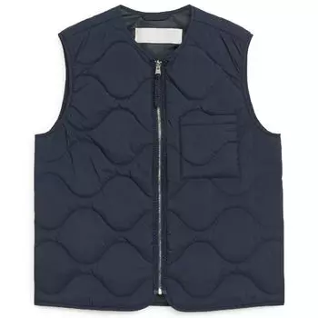 Жилет H&M x Arket Quilted Inner, темно-синий