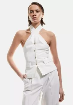 Жилет HALTER NECK Koton, кремовый