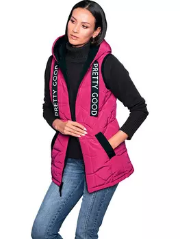 Жилет Heine, цвет pink/schwarz