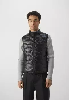 Жилет HIGH NECK VEST ROLL STITCHING Blauer, цвет black