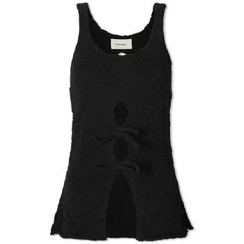Жилет Holzweiler Wou Tape Yarn Singlet, черный