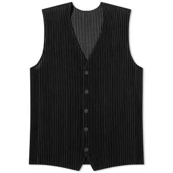 Жилет Homme Pliss Issey Miyake Pleated, черный