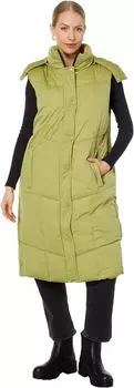 Жилет Hooded Maxi Puffer Vest Avec Les Filles, цвет Fern