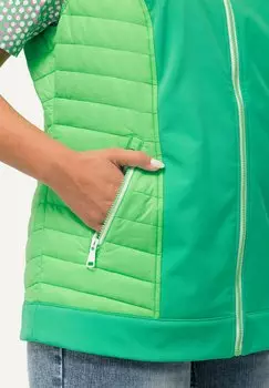 Жилет HYPRAR HYBRID WASSERABWEISEND KAPUZE Ulla Popken, зеленый