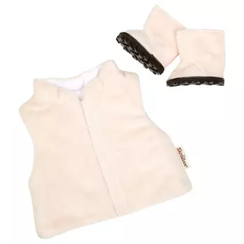 Жилет и туфли для куклы Скраллан 36-40 см. Inna marka