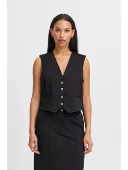 Жилет ICHI Kurzweste IHSIMONSE WA3 20121766 modische Weste, черный