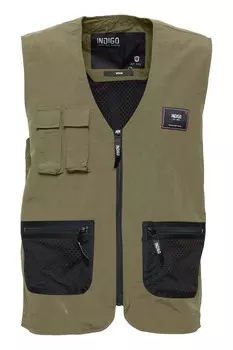 Жилет INDICODE JEANS Piet, оливковый