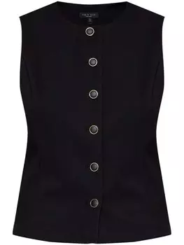 Жилет Ирина Понте Rag & bone, черный