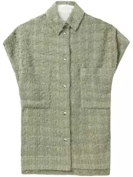 Жилет IRO Rua из букле, зеленый