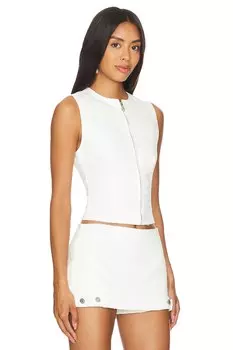 Жилет из денима ally Ser.O.Ya, белый