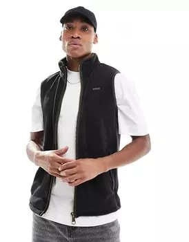 Жилет из флиса Estate черного цвета Superdry