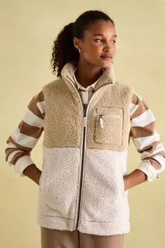 Жилет из флиса Mallory Joules, бежевый