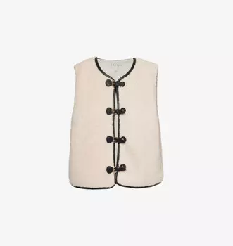 Жилет из флиса с пряжкой Aspiga, бежевый