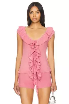 Жилет из фрилы Zemeta, розовый