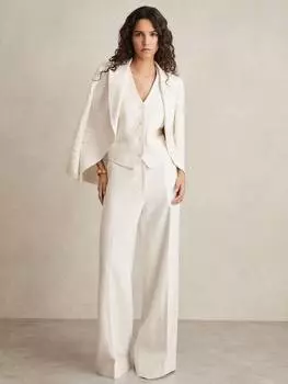 Жилет из льняной смеси devon Reiss, белый