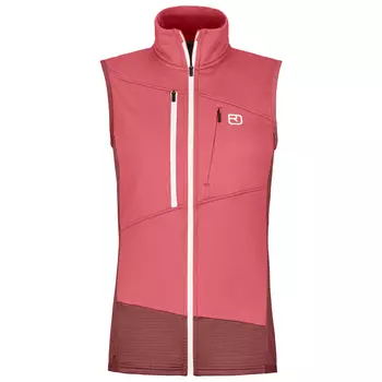 Жилет из мериноса Ortovox Women's Fleece Grid Vest, цвет Mountain Rose