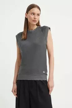 Жилет из необработанного хлопка G-Star G-Star Raw, серый