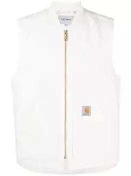 Жилет из органического хлопка с нашивкой-логотипом CARHARTT WIP, белый