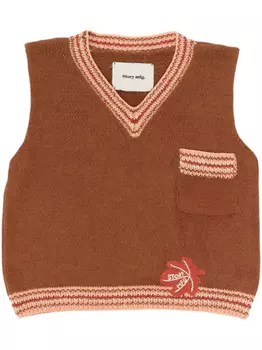 Жилет из органического хлопка STORY mfg., коричневый