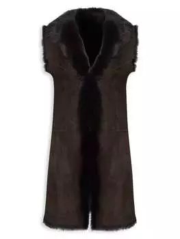 Жилет из овчины made for generations WOLFIE FURS Black