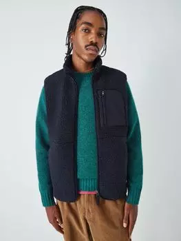 Жилет из переработанного материала Borg John Lewis ANYDAY, синий