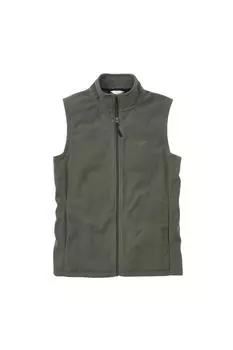 Жилет из переработанного микрофлиса Cotton Traders, зеленый