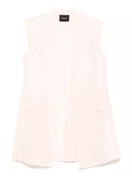 Жилет из прозрачного шелка Akris, розовый