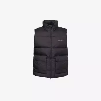 Жилет из ракушки с принтом логотипа Springfield Carhartt Wip, черный