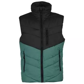 Жилет из синтетического волокна Hunter Boots Travel Packable Puffer Gilet, цвет Black/Teal Tempo