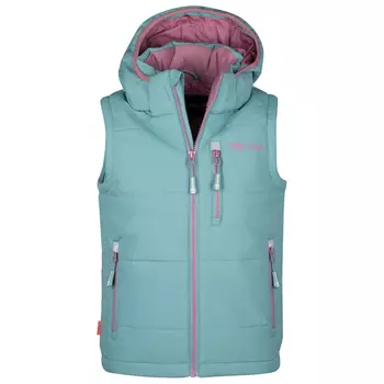 Жилет из синтетического волокна Trollkids Kid's Narvik Vest XT, цвет Glacier Green/Orchid