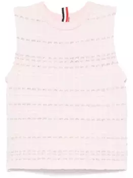 Жилет из сирсакера THOM BROWNE, розовый