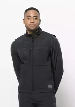 Жилет из софтшелла Jack Wolfskin "BIKE COMMUTE INS VEST M", цвет Phantom