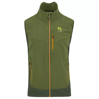 Жилет из софтшелла Karpos Lede Vest, цвет Cedar Green/Rifle Green