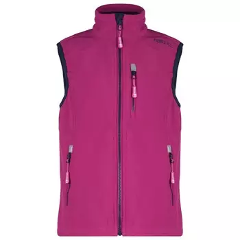 Жилет из софтшелла Trollkids Kid's Trollfjord Vest, цвет Fireberry/Navy